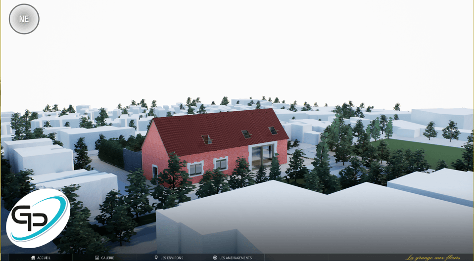 Archi Viz Configurateur 3D et visite virtuelle pour la rénovation et l'agencement d'une grange