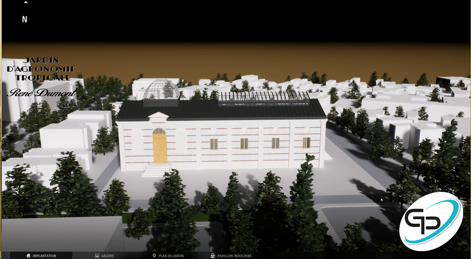 Visite virtuelle 3D interactive de la rénovation d'un monument du patrimoine