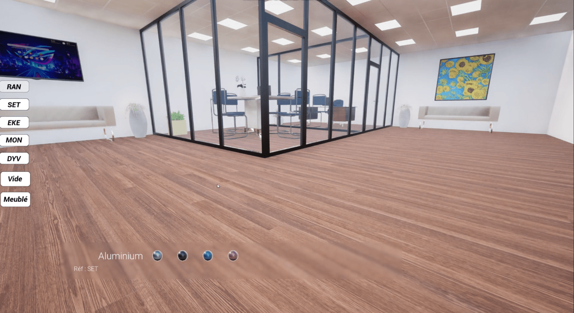 Archi Viz Configurateur 3D et visite virtuelle de l'agencement de bureaux